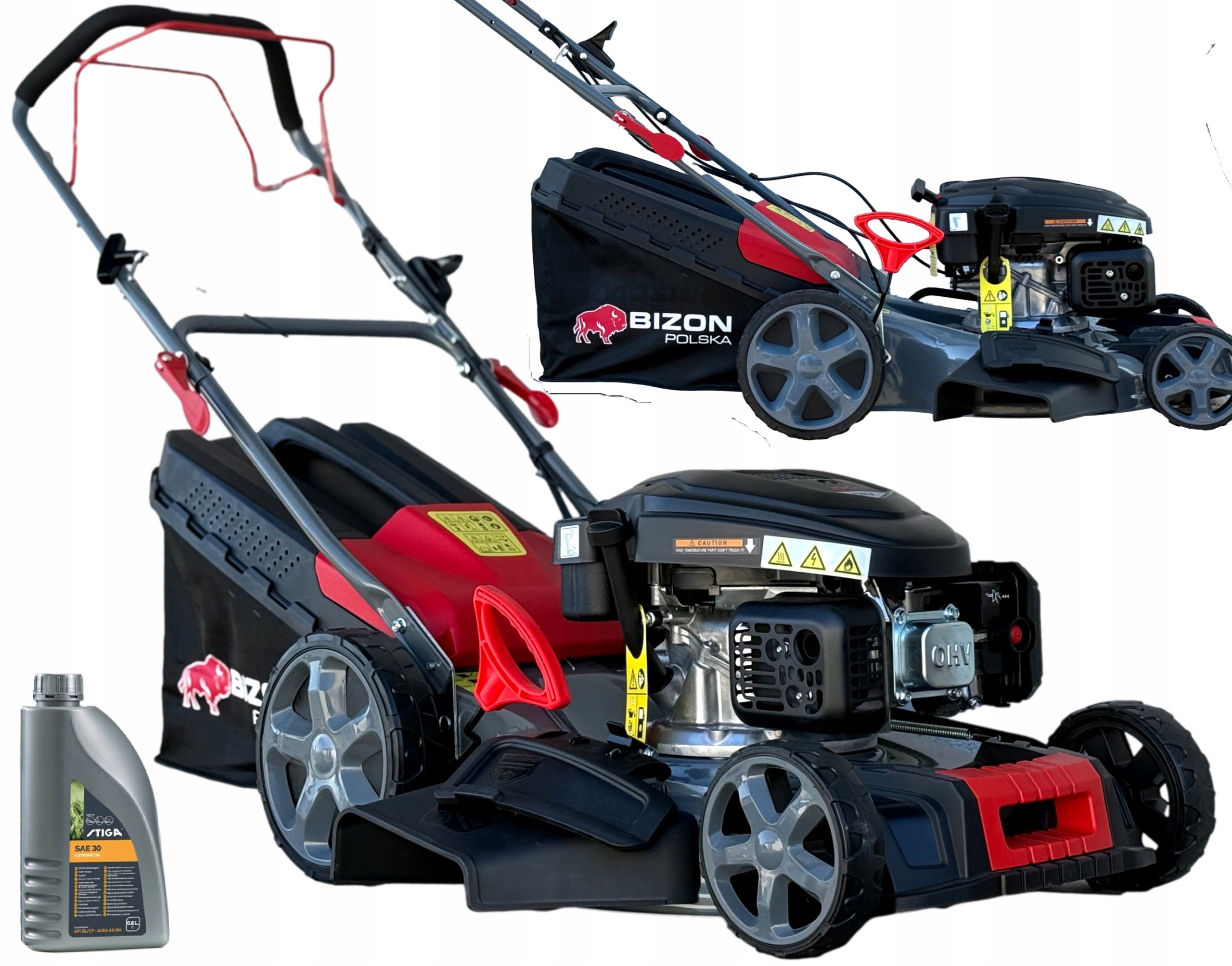Benzínová kosačka na trávu Bizon Polska V200 4,00 kW 196 cm³ 51 cm s košom 60 l